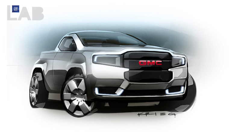 Illustration for article titled Bare Necessity Truck Concept Helps GM Forget Worries And Strife